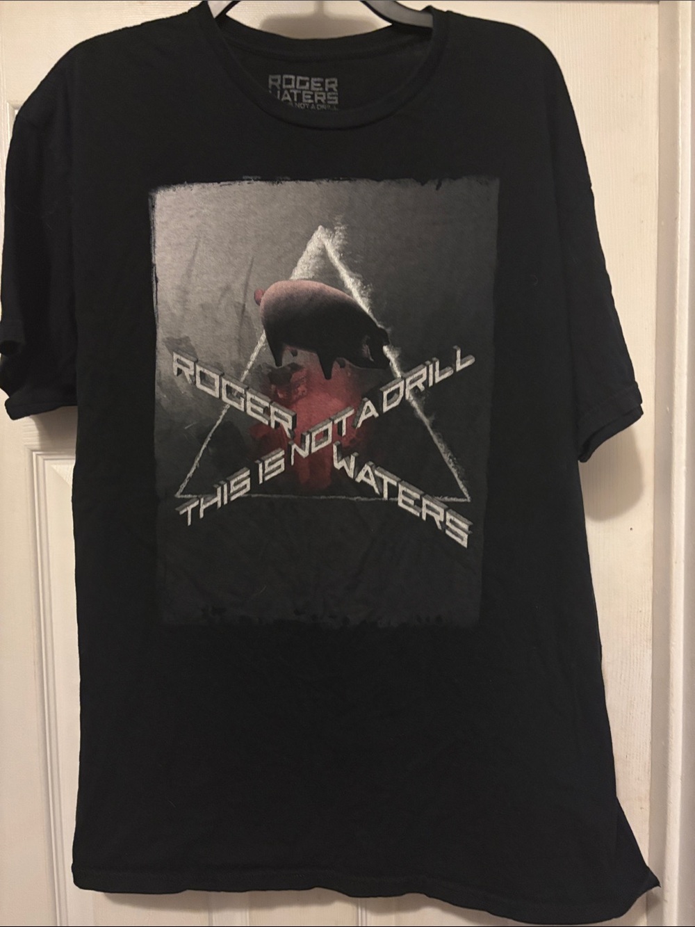 Roger Waters Black Graphic Short-Sleeve Concert T Size XL (Pink Floyd)